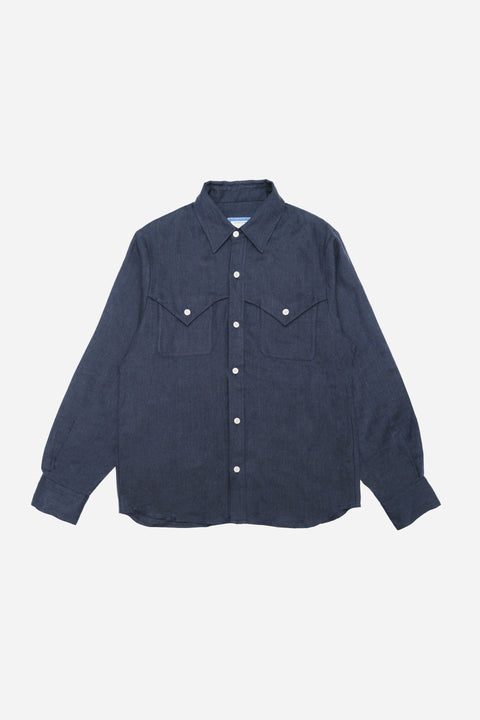 Unisex Linen Western Shirt