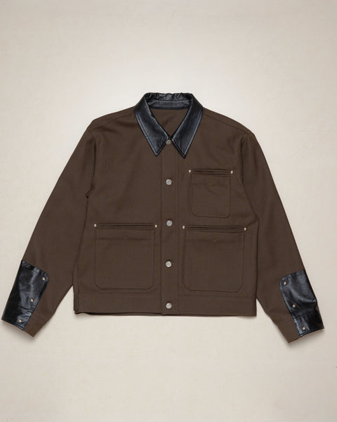 Hustler Work Jacket Brown