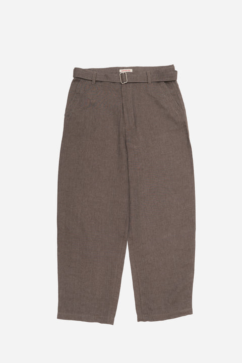 Unisex Belted Linen Trousers