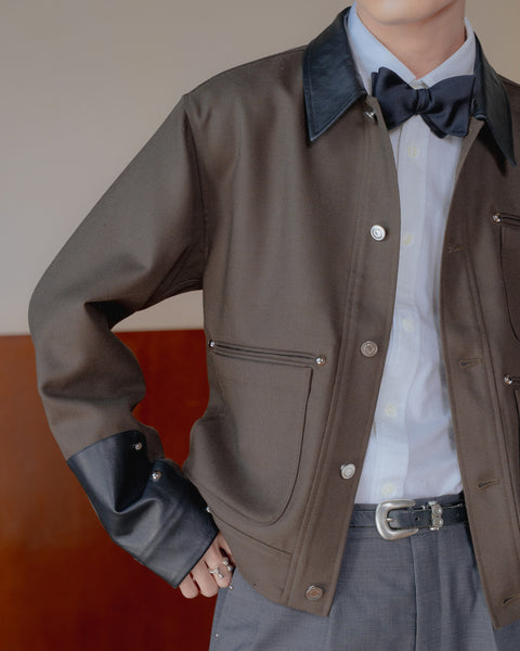 Hustler Work Jacket Brown