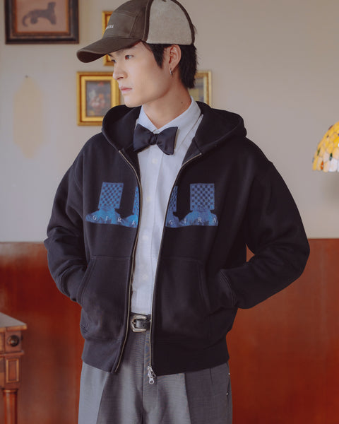 GIRAGIRA Heavy Weight Hoodie Black