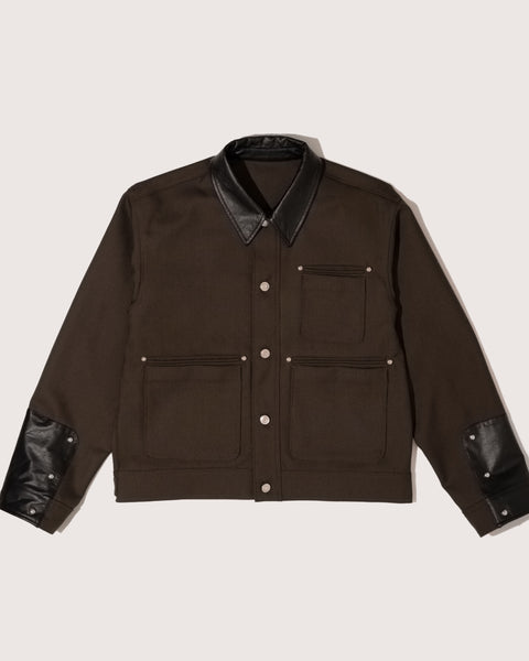 Hustler Work Jacket Brown