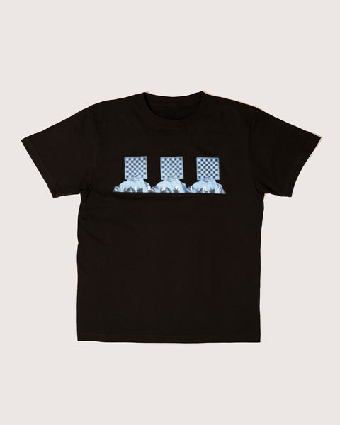 GIRAGIRA Chess Tee Black