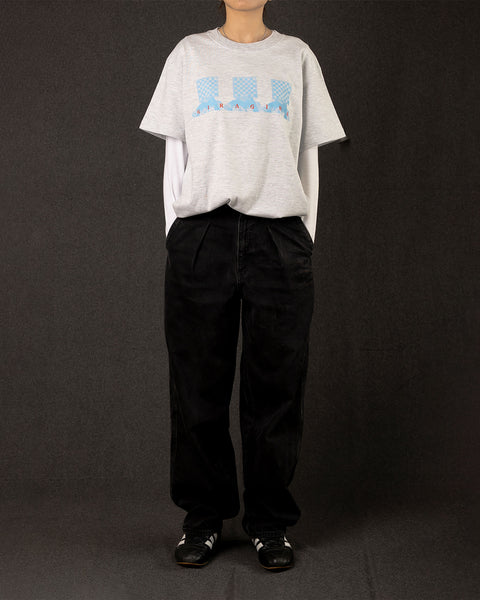 GIRAGIRA Chess Tee Grey